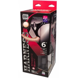 Страпон Harness 6&quot; Simplex - 3 насадки